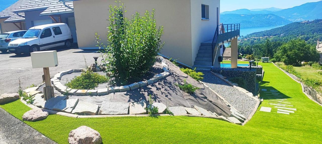 Chambre 2 Vue Lac Av Piscine Διαμέρισμα Prunières Εξωτερικό φωτογραφία